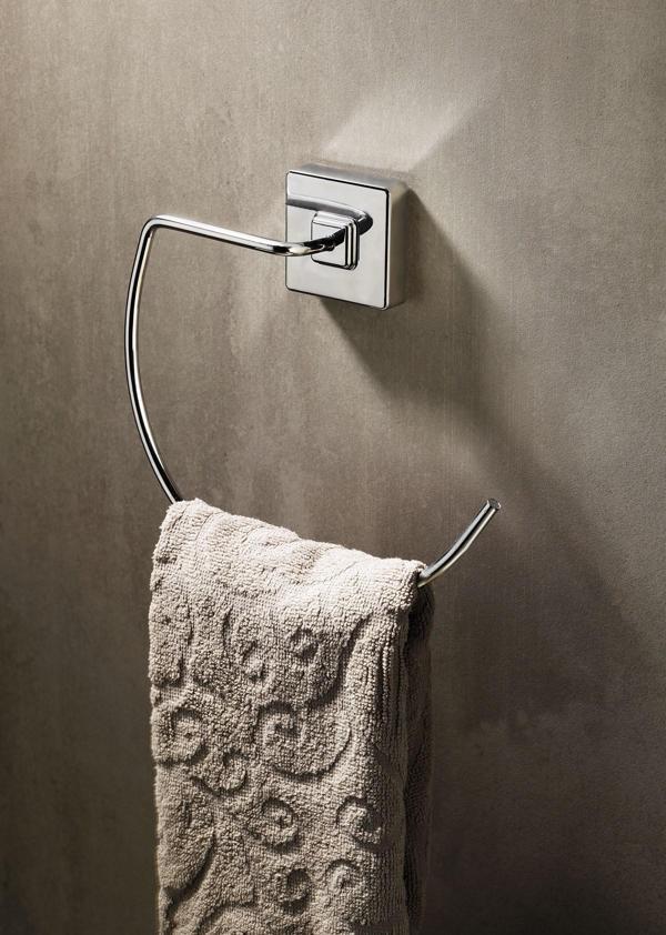Krom Havlu Askılığı - Banyo ve Mutfak İçin Şık ve Fonksiyonel Tasarım - Image 1