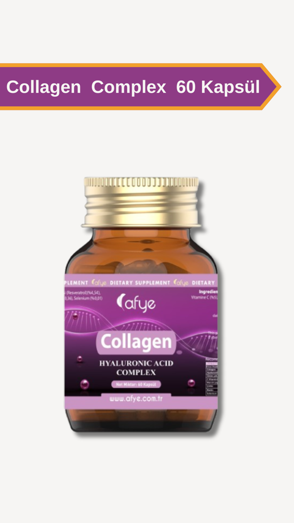 Afye Collagen Hyaluronik acid Complex 60 kapsül  - Image 1