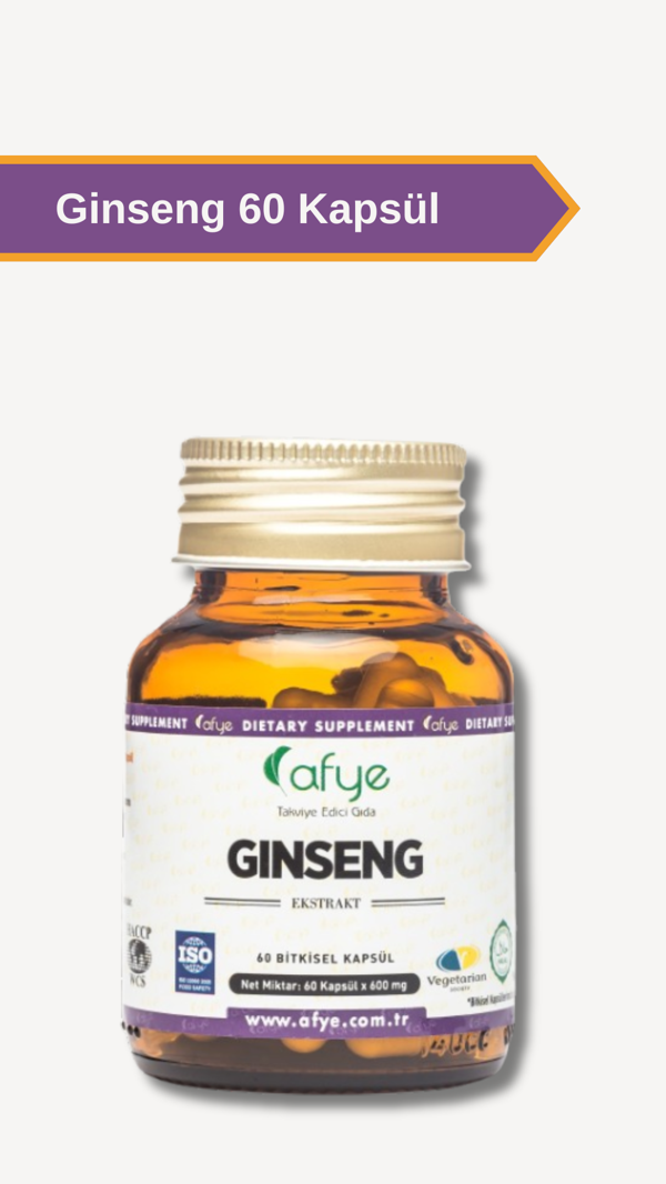 Afye Ginseng 60 kapsül - Image 1