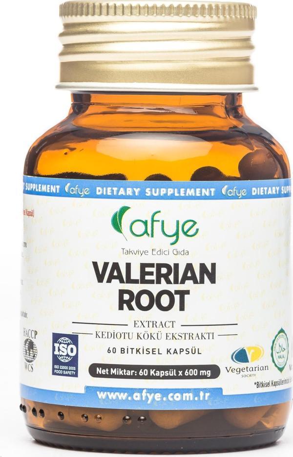 Afye Valerian Root (Kedi otu kökü ) 60 kapsül - Image 1