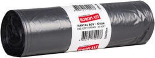 Koroplast Ekonomik Endüstriyel Hantal Çöp Torbası 100*150Cm 10Rl*10Pkt 770Gr - Image 1