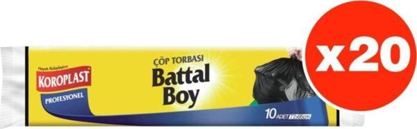 Koroplast Profesyonel 10Lu Battal Boy Çöp Torbası X 20 Paket (72*95 Cm) - Image 1