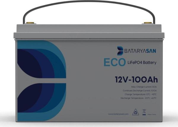 Bataryasan 12V 100Ah Eco Lifepo4 Uyumlu Akü (Lityum Akü) - Image 1