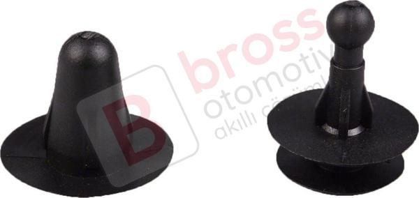 Isuzu Mazda Toyota için 10 Adet Kapı Panel Klips Siyah 8942264920 - Image 1