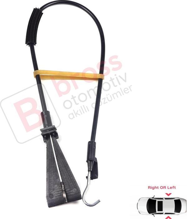 Opel Corsa D 5 Kapı için Arka Kapı İç Açma Teli 13258268 - Image 1