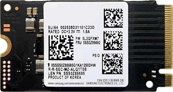 Samsung PM9C1a 256GB 3300/1250MB Gen4x4 22x42 M.2 NVMe SSD - Image 1