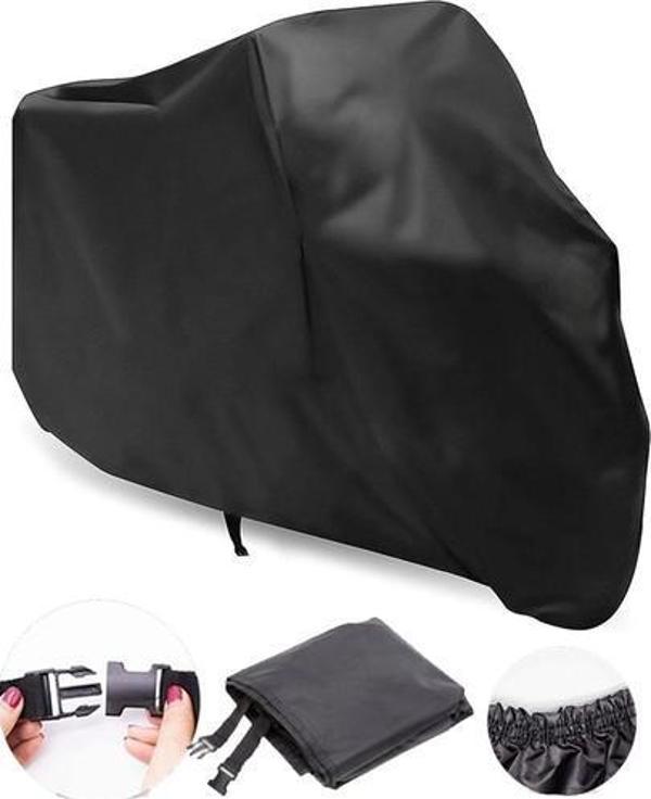 Autoen Tvs Apache Rtr 200 Motosiklet Brandası Motor Brandası Siyah - Image 1