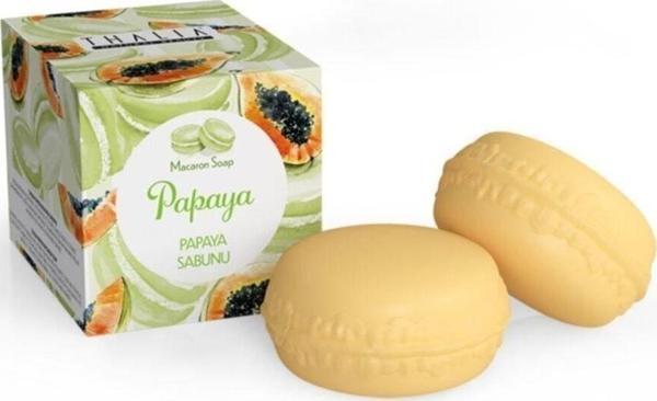 Thalia Papaya Macaron Katı Sabun - 100 Gr - Image 1