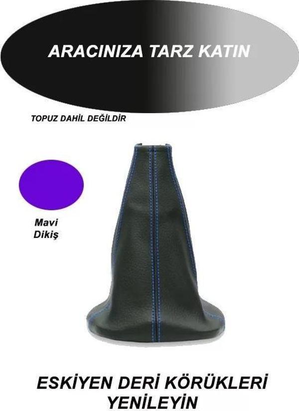 Dacıa Lodgy Uyumlu Araba,oto,araç Vites Körüğü Mavi Dikiş - Image 1