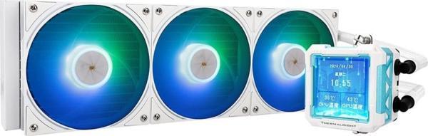 ThermalRight Frozen Warframe Pro 360 White ARGB 360mm Intel-AMD Uyumlu Beyaz İşlemci Sıvı Soğutucu - Image 1