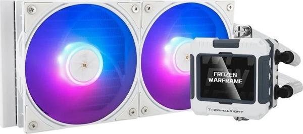 ThermalRight Frozen Warframe 240 White ARGB 240mm Intel-AMD Uyumlu Beyaz İşlemci Sıvı Soğutucu - Image 1