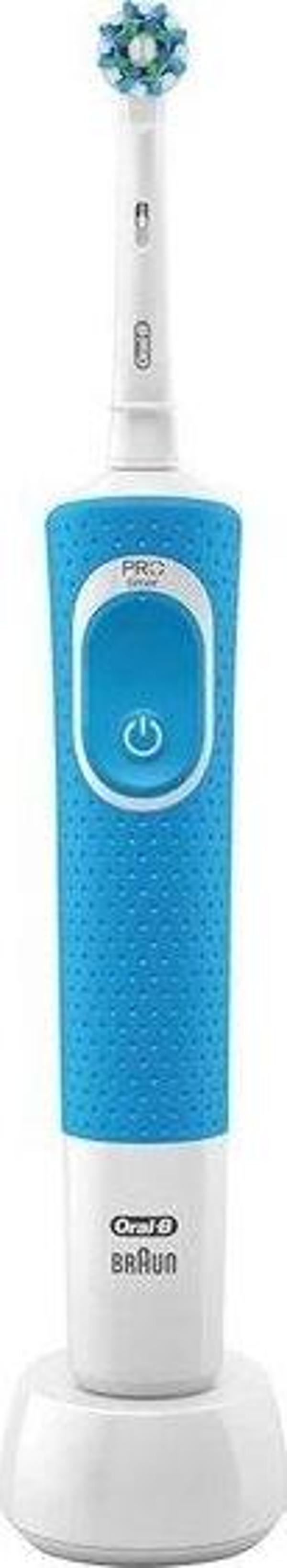 Braun Oral-B Vitality 100 Quadrant Timer Cross Action Şarjlı Diş Fırçası Mavi - Kutulu - Image 1