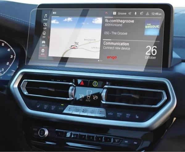 BMW X3 12.3 inç Mat Ekran Koruyucu Multimedya Şeffaf - Image 1
