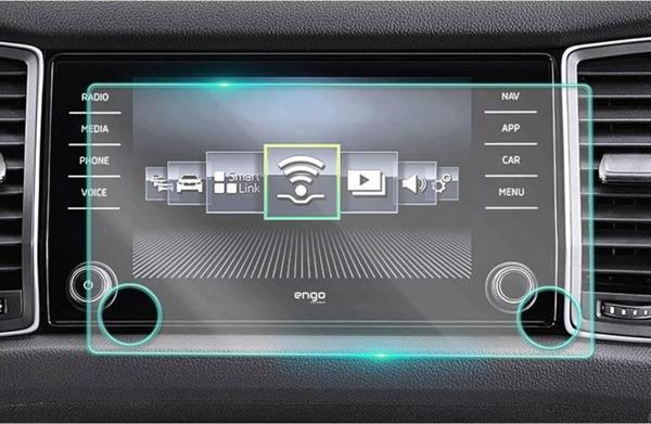 Skoda Kodiaq Ekran Koruyucu 8 inç Multimedya Nano Şeffaf - Image 1