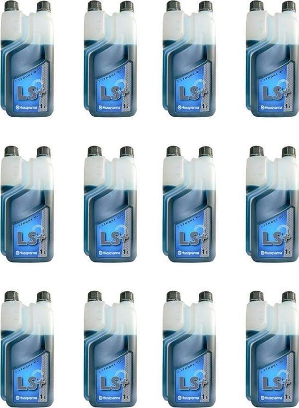 12'li Paket Husqvarna LS+ 2T İki Zamanlı Motor Yağı - Image 1