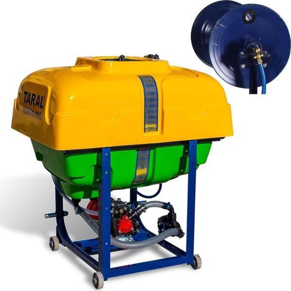 Taral TP400 Kobra Traktör Arkası Makaralı İlaçlama Makinesi 400 L - Image 1