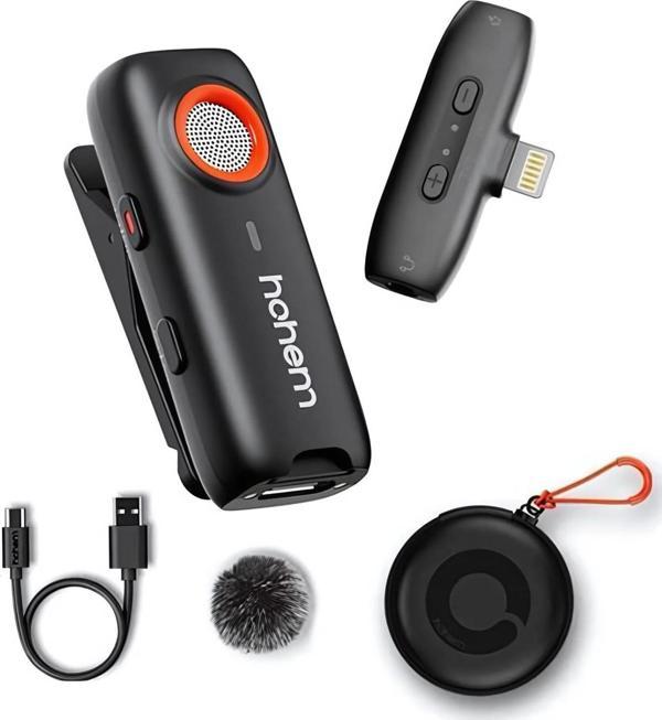 Hohem MIC-01 Wireless Yaka Mikrofonu (Lightning) - Image 1