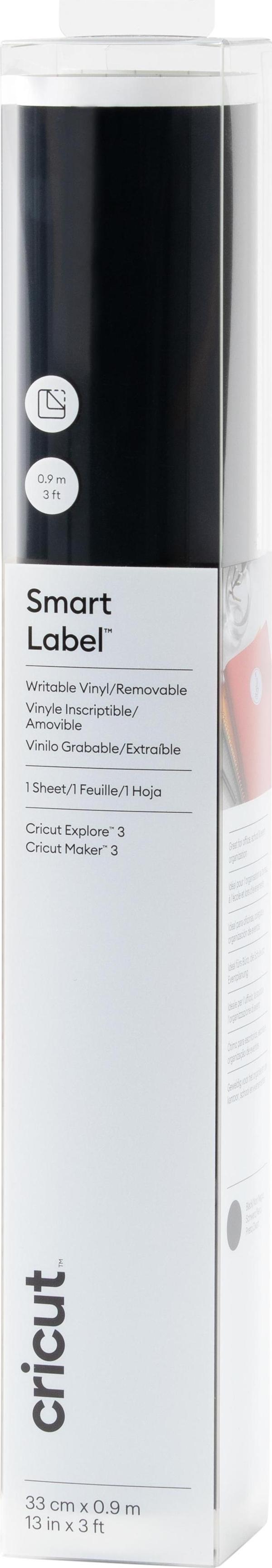 Cricut 2010005 SMART VİNİL GEÇİCİ YAZILABİLİR SİYAH 33CM x 0.9M - Image 1