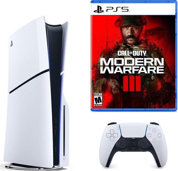 Sony Playstation 5 Slim Cd Edition + Ps5 Call Of Duty Modern Warfare 3 III (İthalatçı Garantili) - Image 1