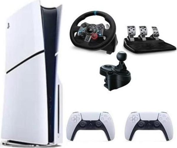 Sony Playstation 5 Slim Cd'li Edition + 2. Dualsense + G29 Driving Force Yarış Direksiyonu + Shifter - Image 1