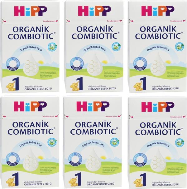 Hipp 1 Organik Combiotic 800 gr Bebek Sütü 6 ADET - Image 1
