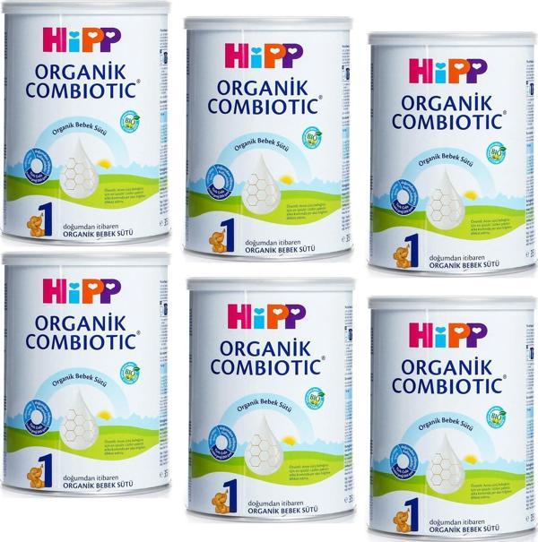 Hipp 1 Organik Combiotic Bebek Sütü 350 gr 6 Adet - Image 1