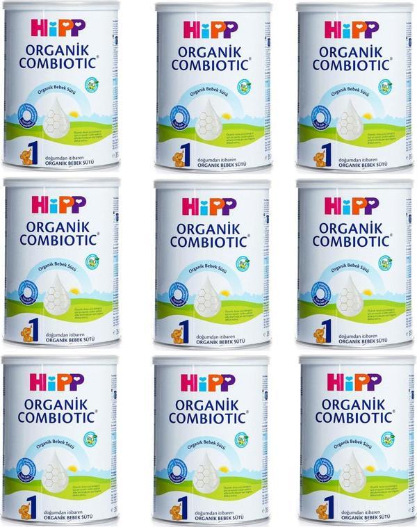 Hipp 1 Organik Combiotic Bebek Sütü 350 gr 9 ADET - Image 1
