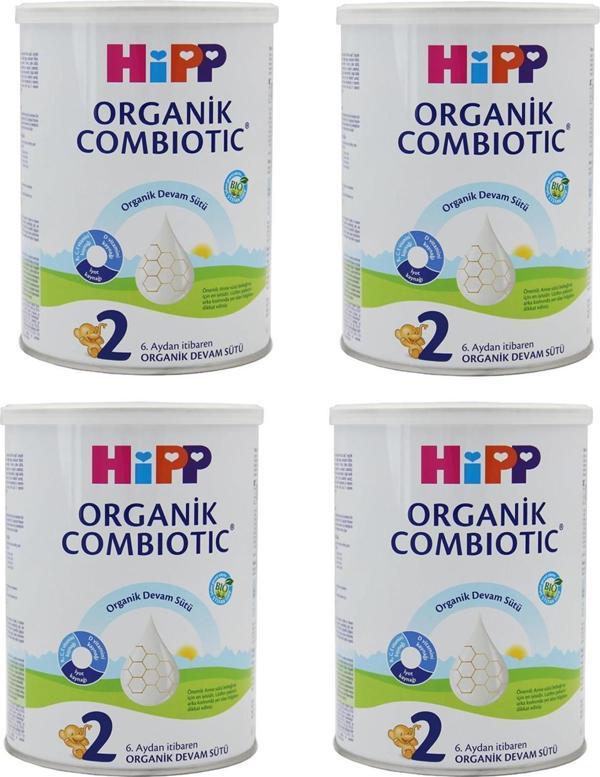 Hipp 2 Organik Combiotic Devam Sütü 350 gr 4 ADET - Image 1