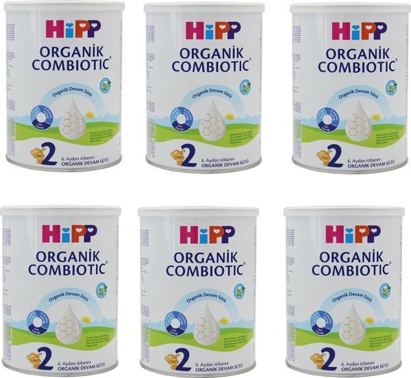 Hipp 2 Organik Combiotic Devam Sütü 350 gr 6 Adet - Image 1