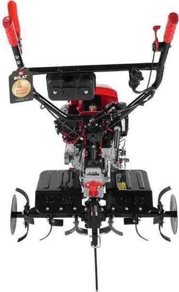 Bolat Atom BD178 7bg 296cc Marşlı 3ileri 1geri Tekersiz Dizel Çapa Makinesi - Image 1