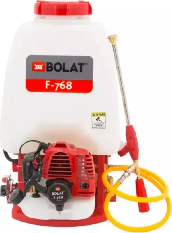 Bolat F768 2T Turbo 1.4bg 25.6cc 35bar 12m 25lt 9kg Benzinli Sırt Tipi İlaçlama Makinesi - Image 1