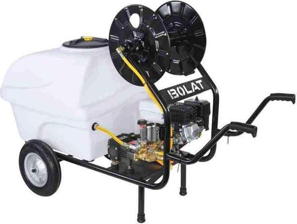 Bolat PB 222 Pompalı Depolu Makaralı Tekerli 4T Benzinli İlaçlama Makinesi - Image 1