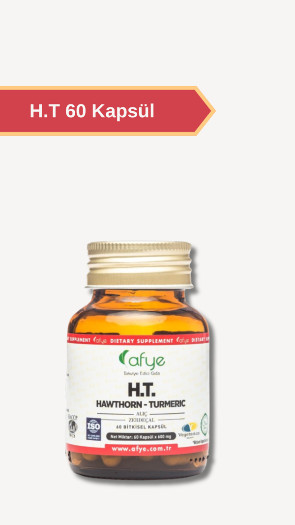 Afye H. T    60 kapsül (Alıç, Turmeric)  - Image 1