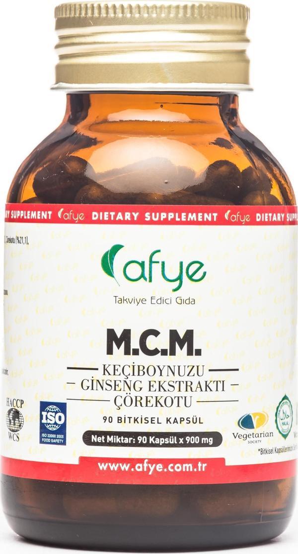 Afye M.C.M 90 Kapsül (Çicek Balı,Keçi Boynuzu Özü, Ginseng ve Çörekotu) - Image 1