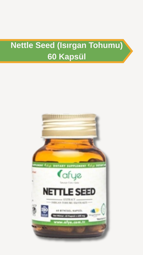 Afye Nettle  seed   60 kapsül (Isırgan Tohumu) - Image 1