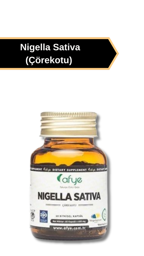 Afye Nigella Sativa 60 kapsül(çörekotu) - Image 1