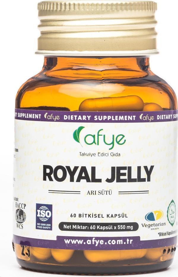 Afye Royal jelly 60 kapsül (Arı sütü) - Image 1