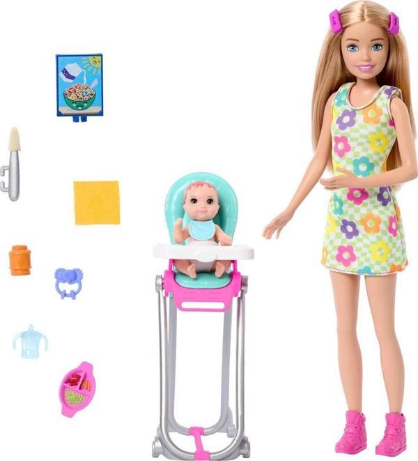 Barbie Bebek Bakıcısı Bebeği ve Aksesuarları Oyun Setleri FHY97-HTK35 - Image 1
