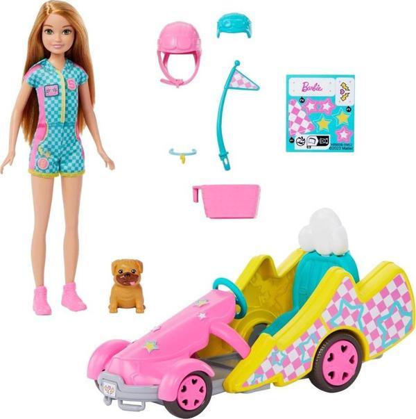 Barbie Stacie Go-Kart Yapıyor Oyun Seti HRM08 - Image 1