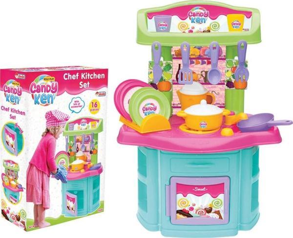 Dede Candy-Ken Şef Mutfak Seti 01505 - Image 1