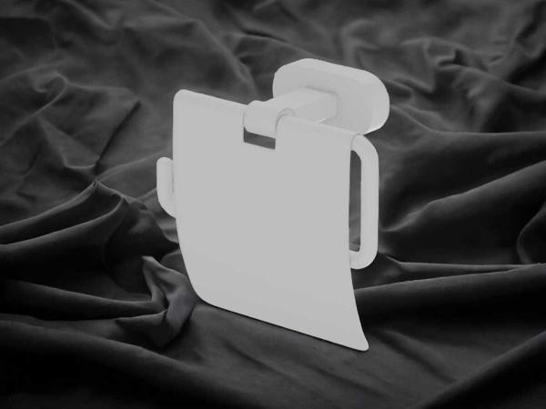 Belinza Olips Kapaklı Kağıtlık Beyaz ( 50424-B ) - Image 1