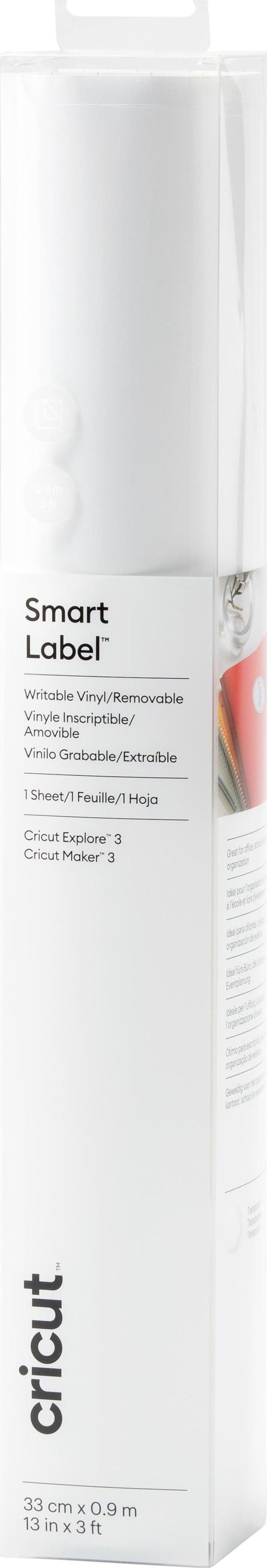 Cricut 2010006 SMART VİNİL GEÇİCİ YAZILABİLİR TRANSPARAN 33CMX0.9M - Image 1