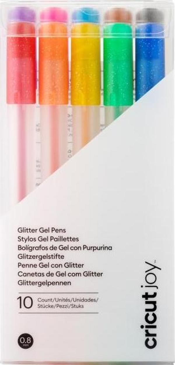Cricut 2009964 JOY GLITTER JEL 10LU KALEM SETİ 0.8MM GÖKKUŞAĞI RENKLERİ - Image 1