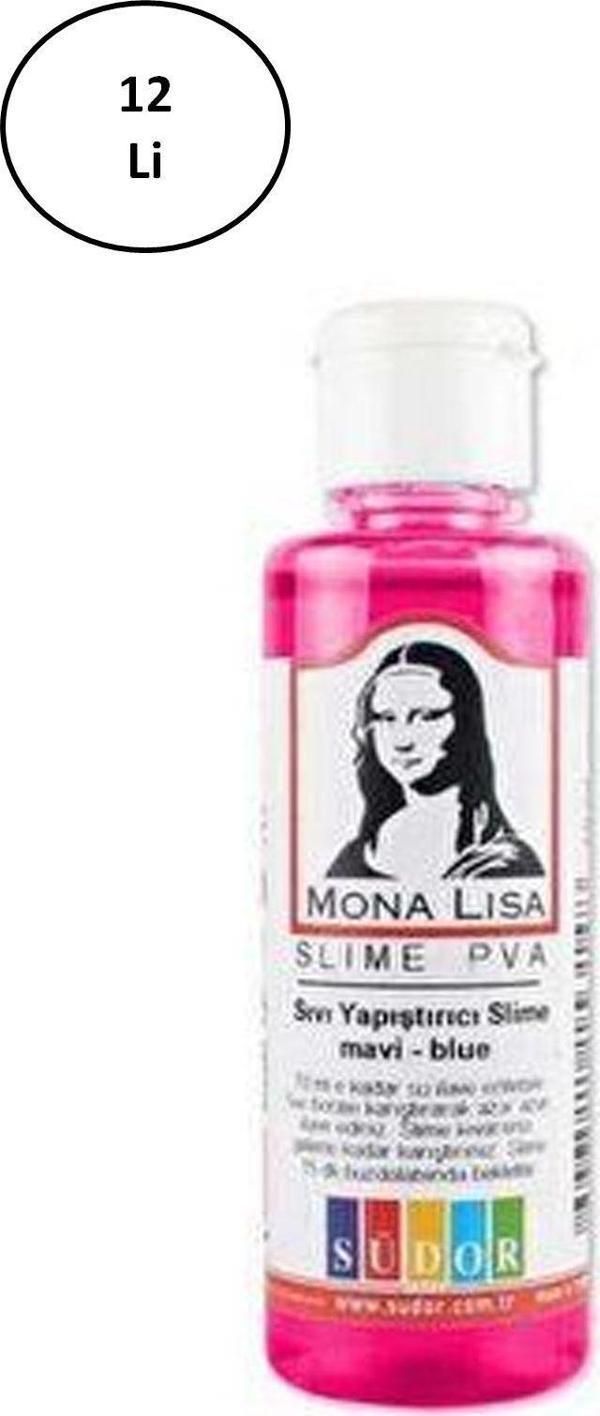 Mbb E-Ticaret Südor Sıvı Yapıştırıcı Slime 70 Ml Fosforlu Pembe 12'Li - Image 1