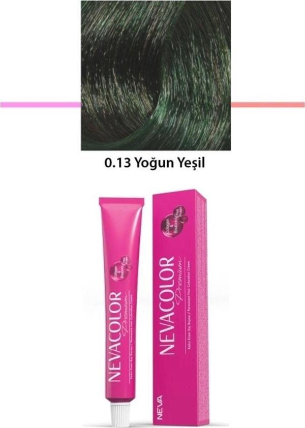 Mbb E-Ticaret Premium 0.13 Yoğun Yeşil - Kalıcı Krem Saç Boyası 2 X 50 G Tüp - Image 1