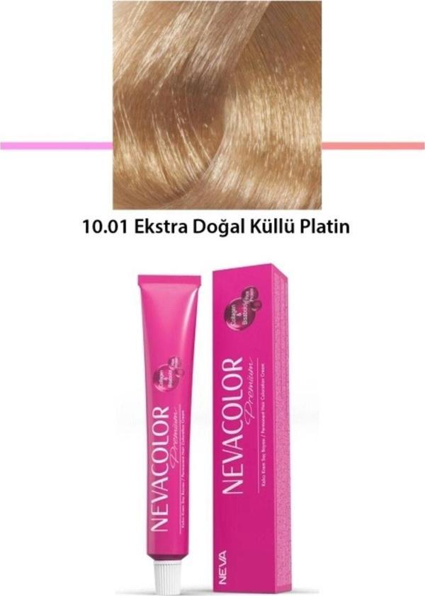 Mbb E-Ticaret Premium 10.01 Ekstra Doğal Küllü Platin - Kalıcı Krem Saç Boyası 2 X 50 G Tüp - Image 1