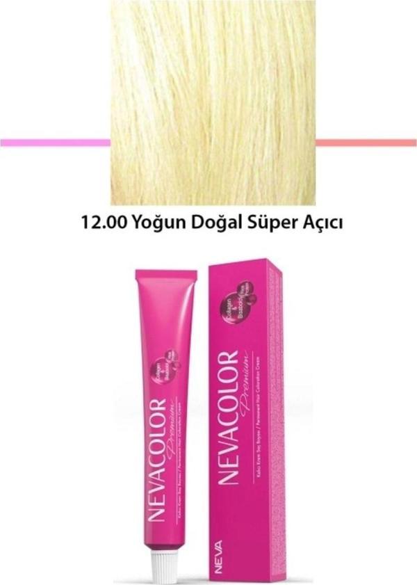 Mbb E-Ticaret Premium 12.00 Yoğun Doğal Süper Açıcı - Kalıcı Krem Saç Boyası 2 X 50 G Tüp - Image 1