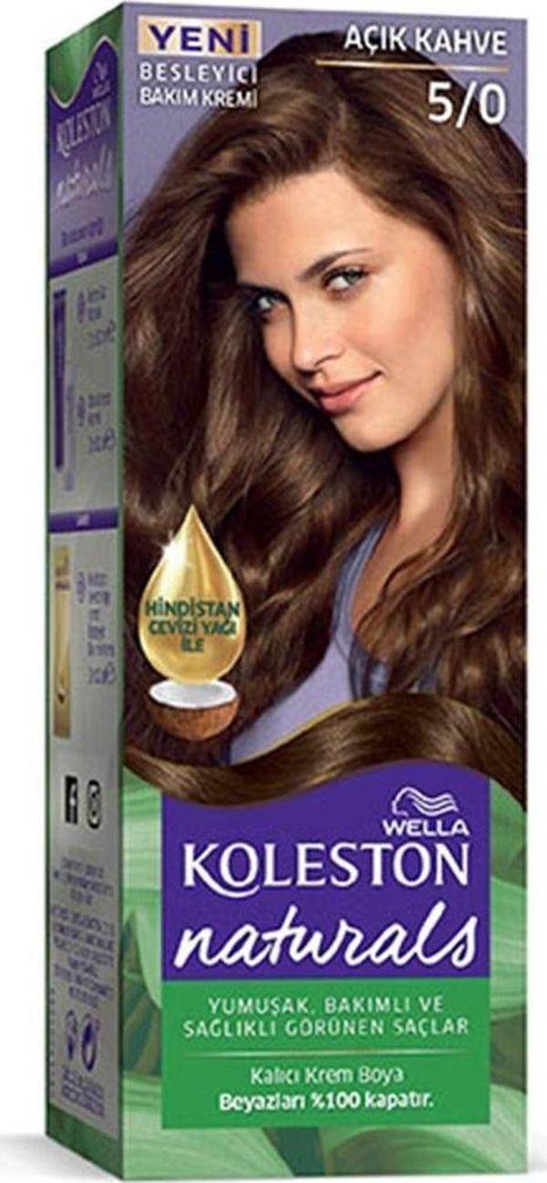 Mbb E-Ticaret Mstz Naturals Saç Boyası Açık Kahve 5/0 Zncm - Image 1