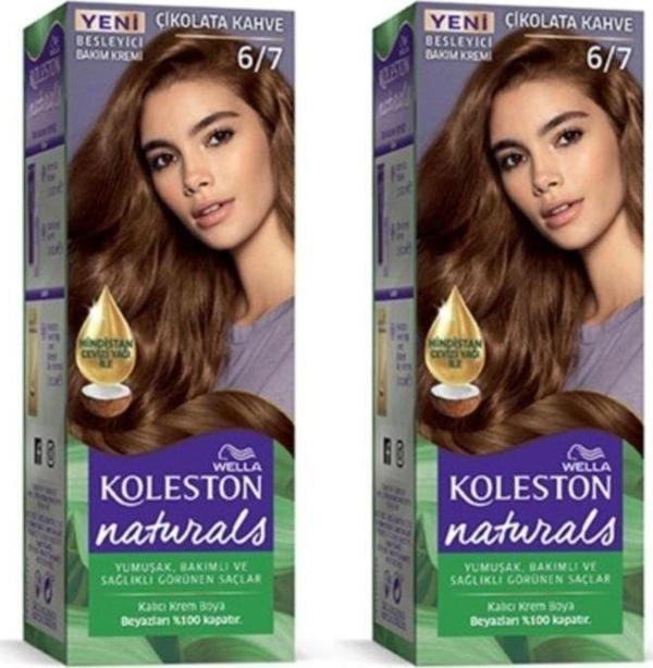 Mbb E-Ticaret Naturals Saç Boyası Çikolata Kahve 6/7 2X Paket - Image 1