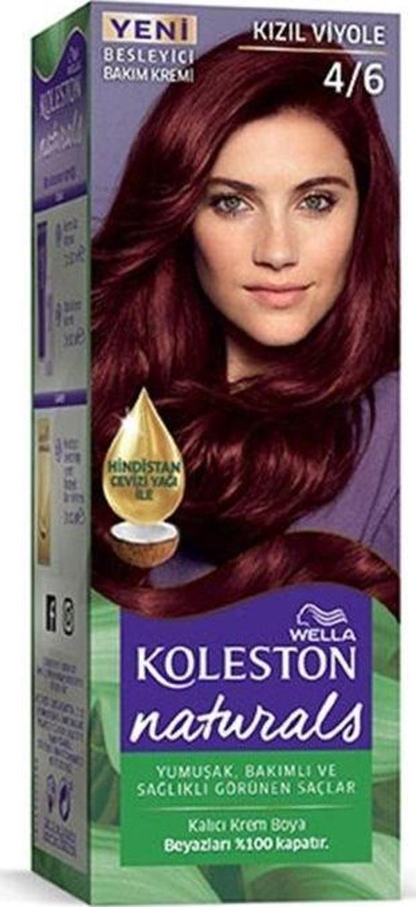 Mbb E-Ticaret Naturals Saç Boyası Kızıl Viyole 4/6 - Image 1